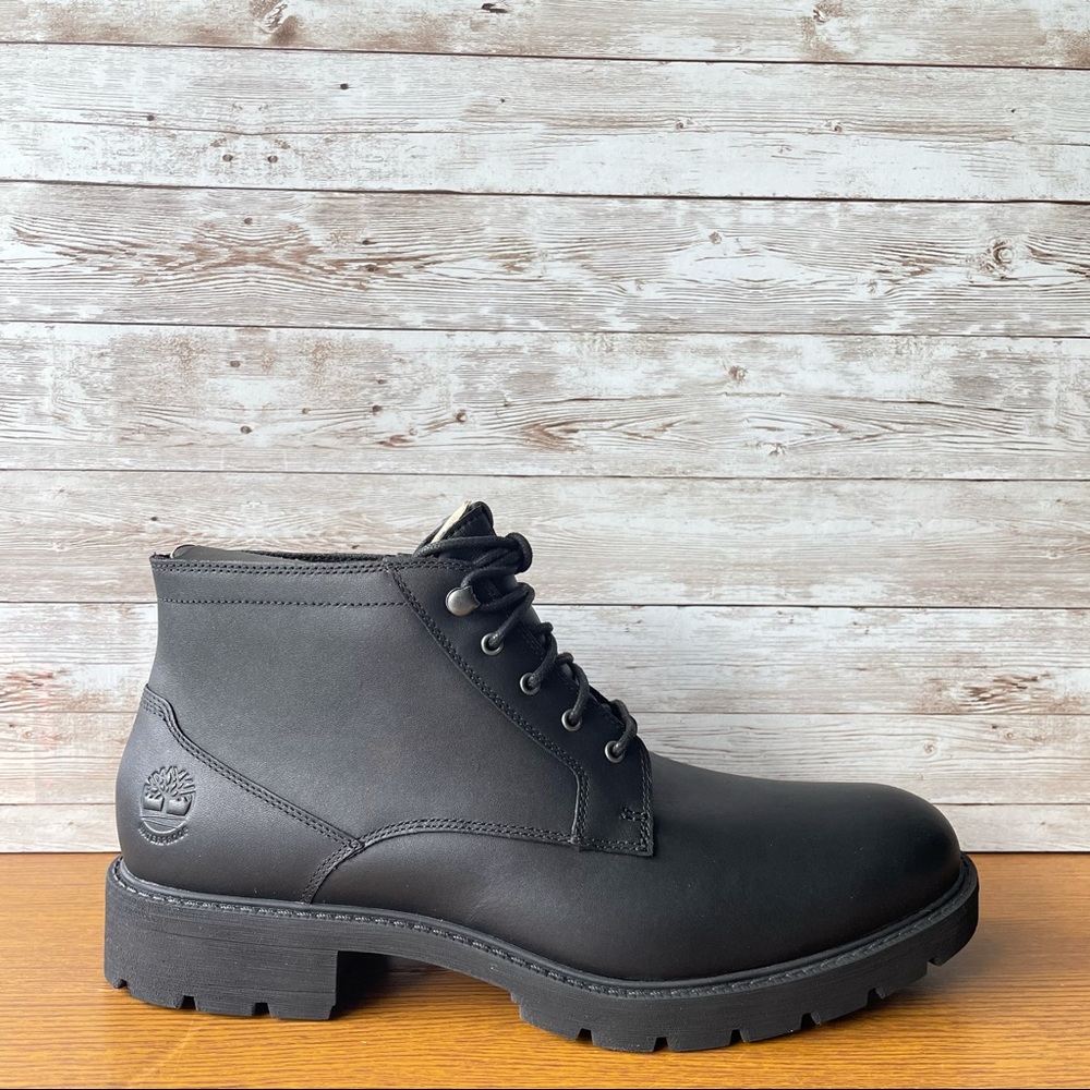 TIMBERLAND MEN' ELMHURST WP CHUKKA BOOT BLACK FULL